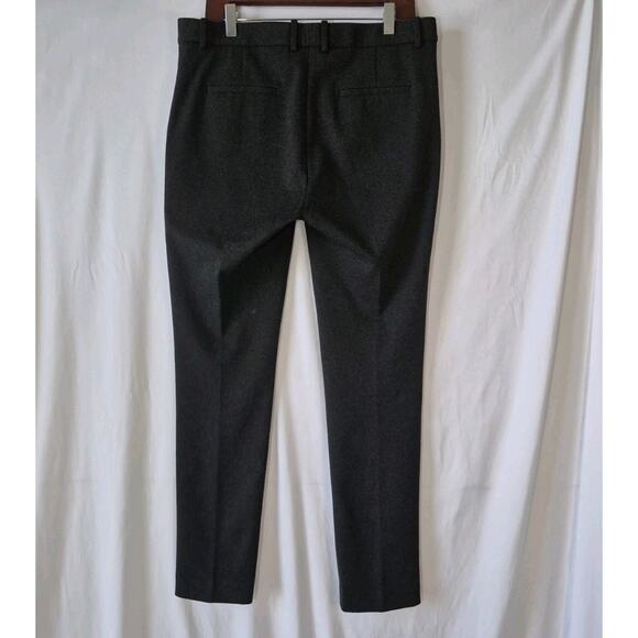 Theory Womens Charcoal Melange Sculpted Blazer Pleated Trouser Pants Set US 10 - Picture 15 of 16